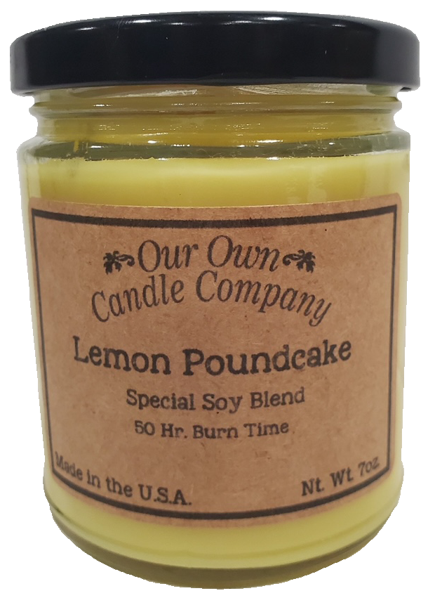 Lemon Poundcake Jar Candle 7oz