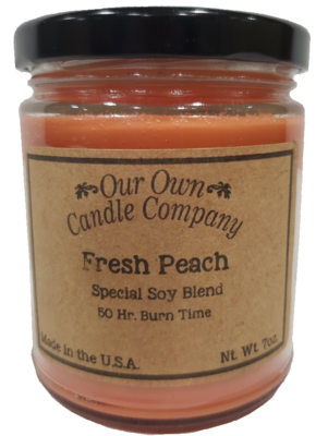 Fresh Peach Jar Candle 7oz
