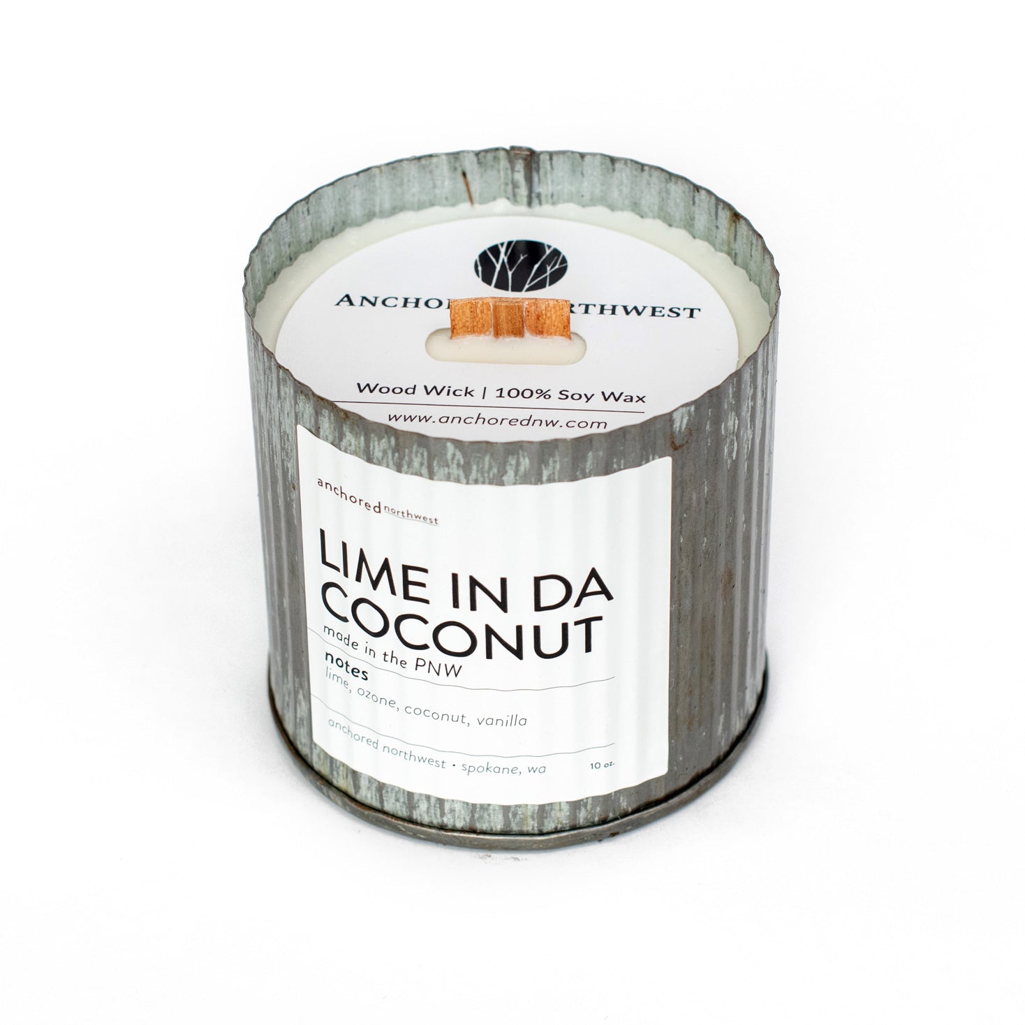 Lime in da Coconut 10oz Tin Woodwick Candle