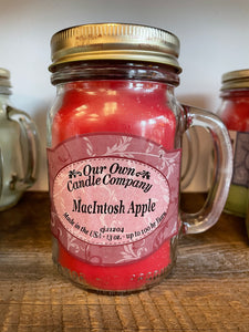 Macintosh Apple Mason Candle